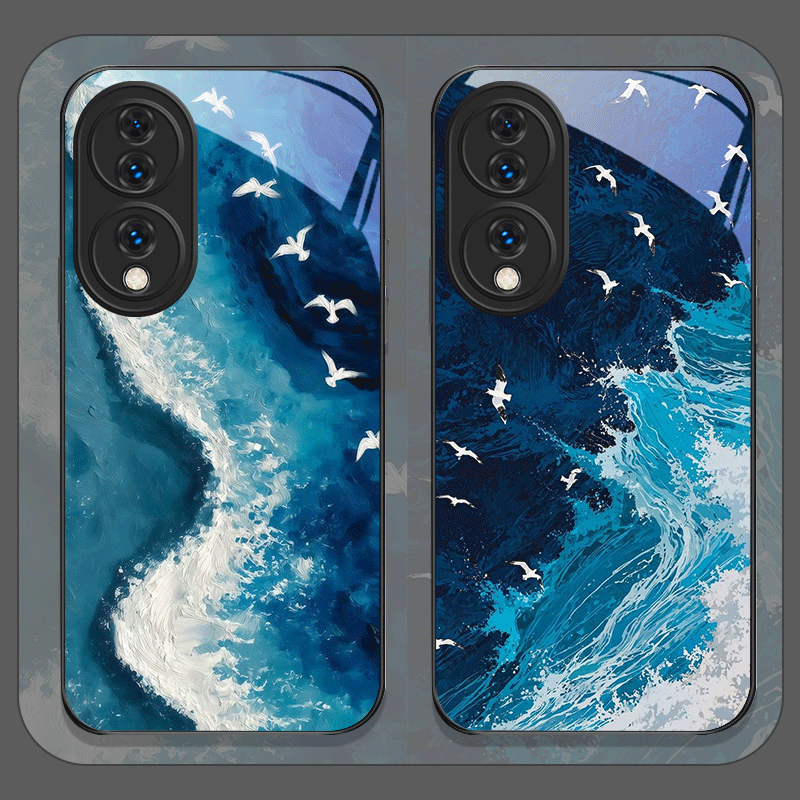 Huawei Mate 60 - Summer Beach Blue Ocean Wave Printed