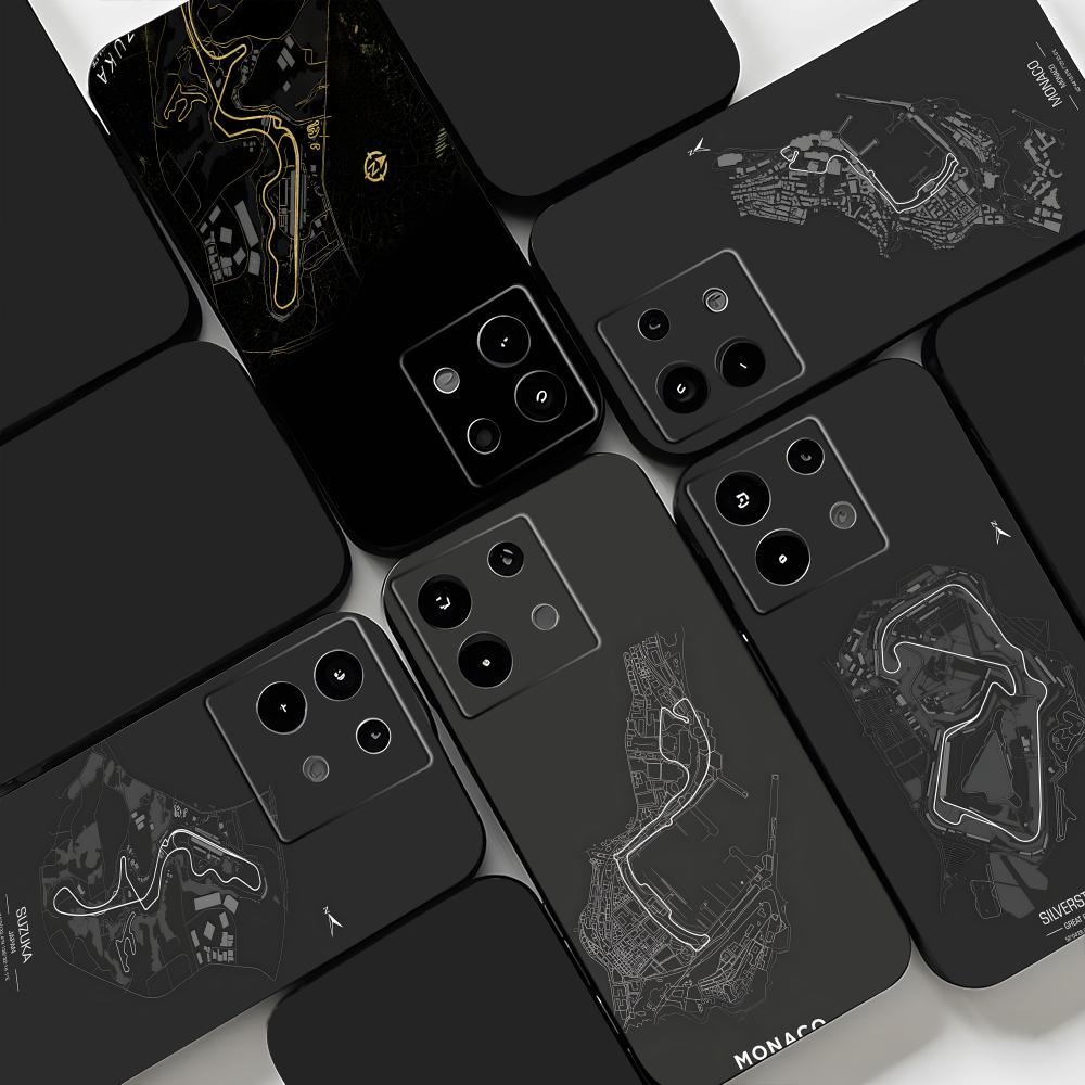 Xiaomi Redmi Note 14 - F1 Race Track Print Phone Case