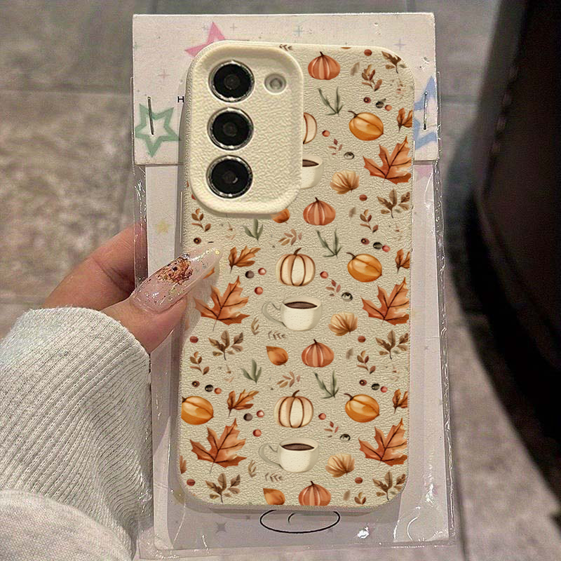 Autumn Pumpkin Coffee Illustra - Samsung Galaxy A55 recension och pris