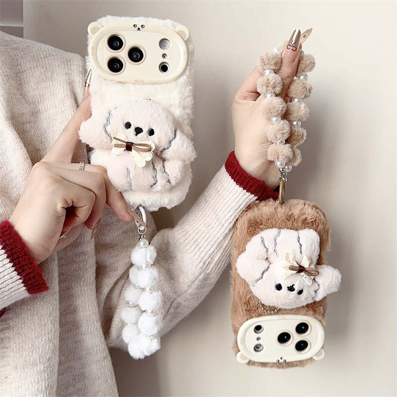 3D Cartoon Bowknot Puppy Warm  - Apple Iphone 15 recension och pris