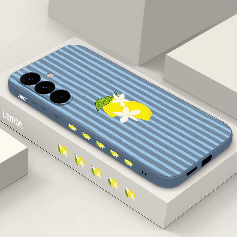 Stripe Lemon Print TPU Phone C - Samsung Galaxy A55 recension och pris