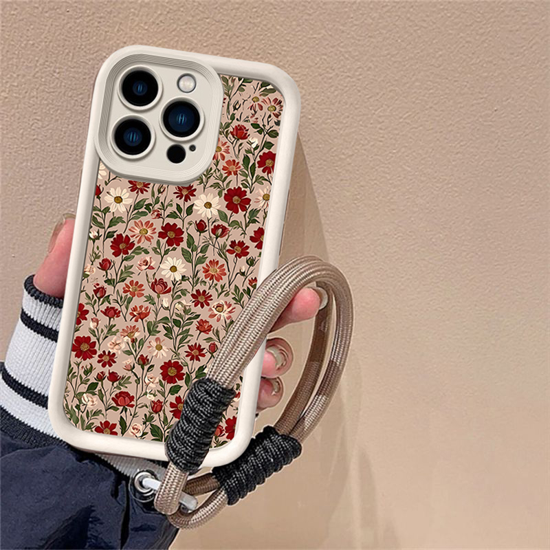 Flower Chain Lanyard Case For  - Vivo V40 recension och pris