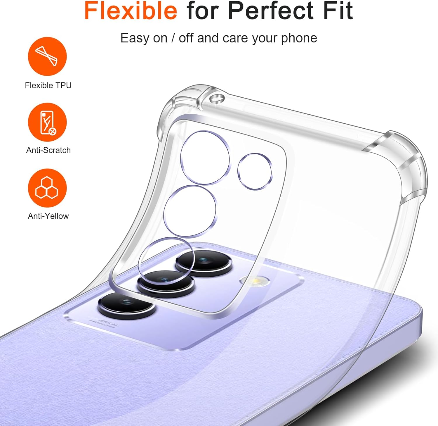 Four-Corners Shockproof TPU Ca - Vivo V40 recension och pris
